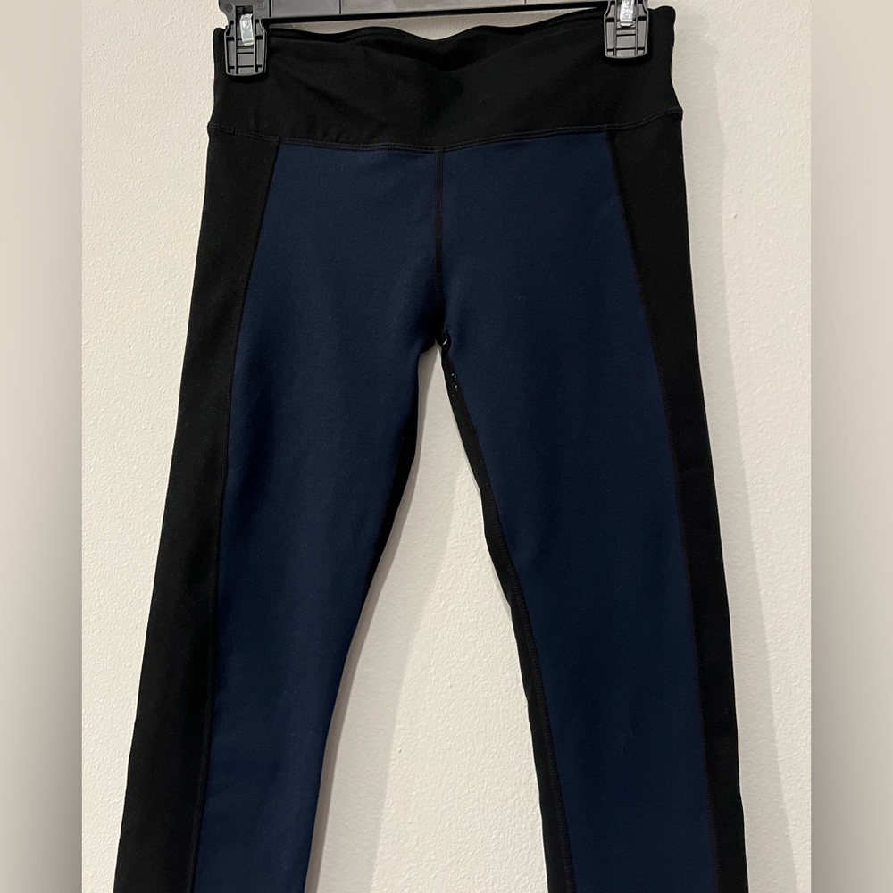 Black and baby blue leggings. Top sold separately message me for bundle.